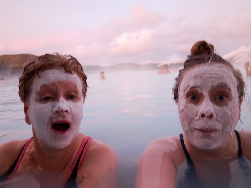 Me & my mum at the Blue Lagoon, Iceland