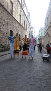 Street performers, Havana