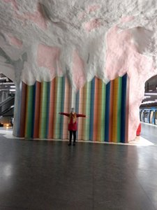 Subway art, Morby Centrum, Stockholm.