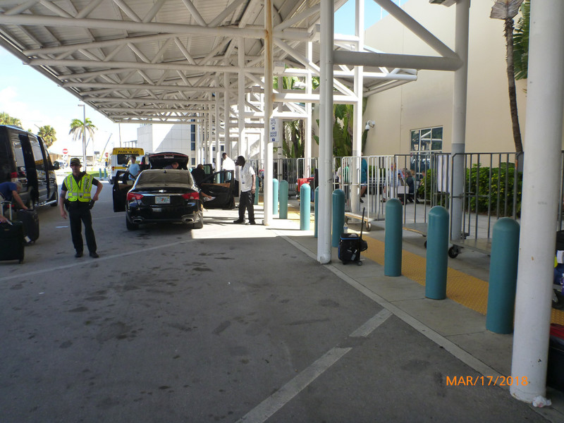 Drop off Point at the Cruise Terminal