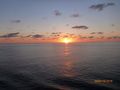 Sunrise Over the Caribbean From Balcony