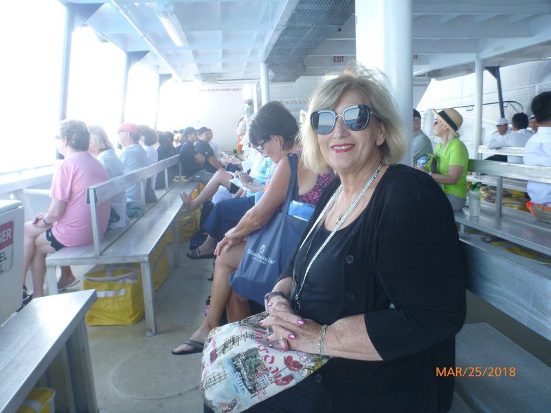 On the Ferry to Half Moon Cay