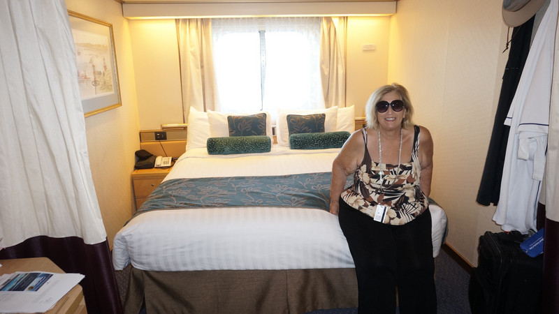 Karen in Our Stateroom