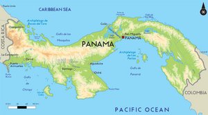 Panama Canal Map