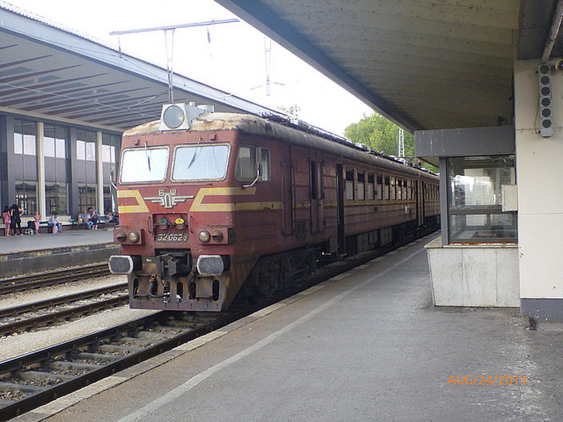 At some train station in Bulgaria - waiting!