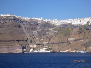 Town on Santorini