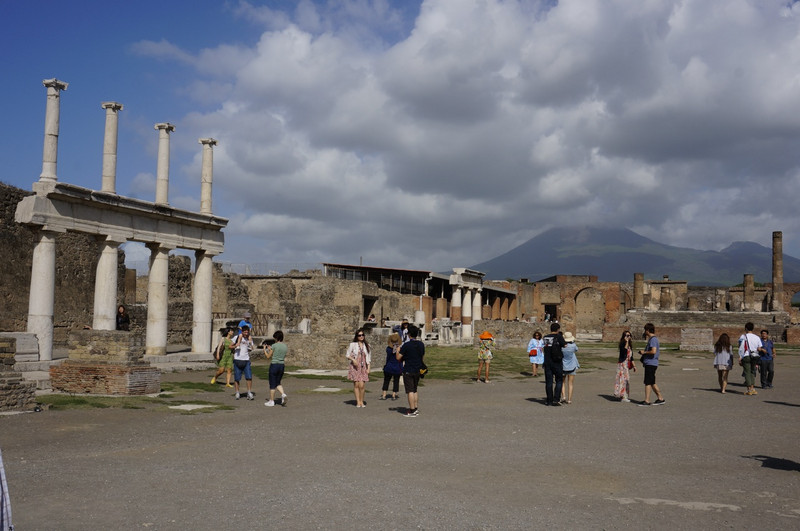 The largest square in Pompeii 