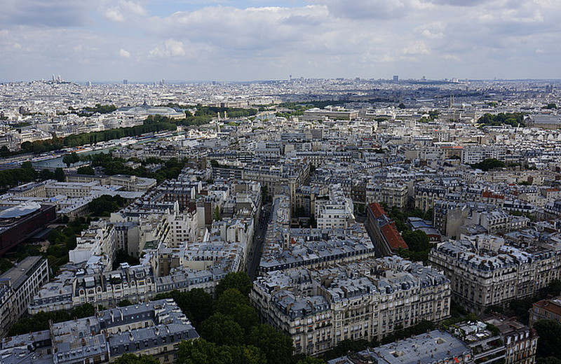 View of Paris from tower