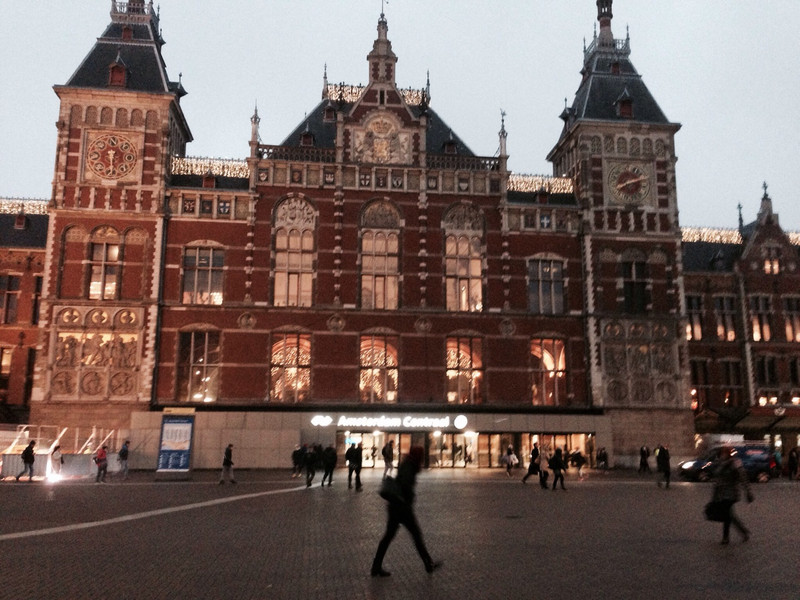 Centraal Station in Amsterdam