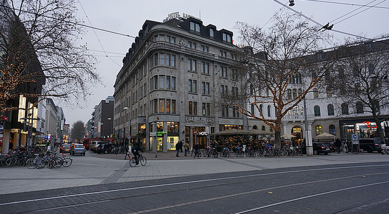 Our hotel, the Central Hotel Kaiser