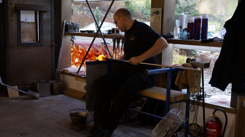 The Glassblower at Work