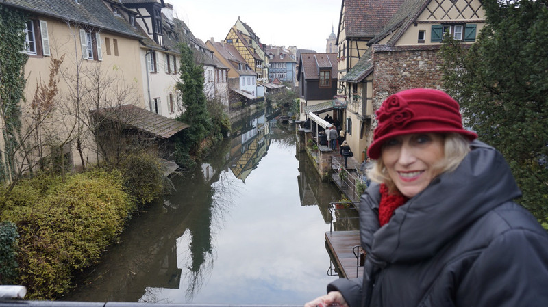 Mom in Colmar, France. 