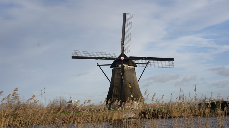 Windmill in Holland. 