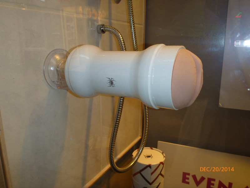 A Device for your Shower. Soap Holder, I Think. 