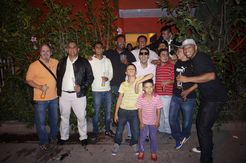 Partying on the streets of Guadalajara 