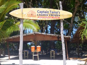 The Motu for Captain Tama&#39;s Lagoon Lunch. 