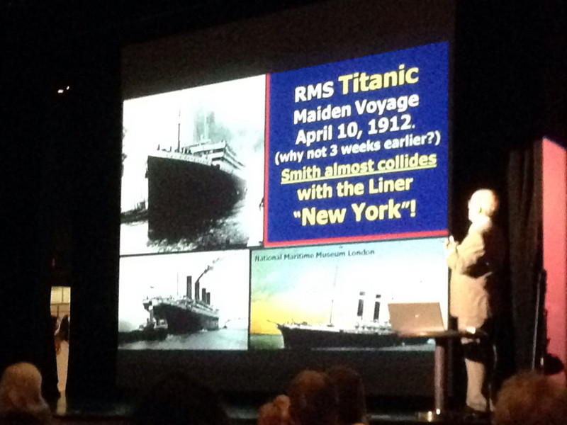 Listening to Melvyn on History of Cruise Ships. 