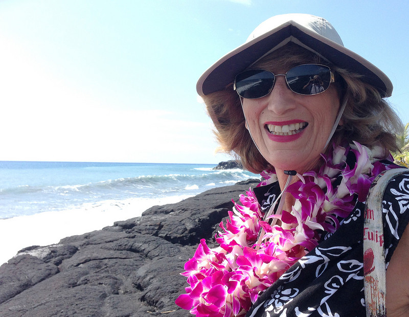 At the Black Beach, Standing on Lava Flow