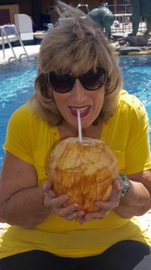 That&#39;s Mom Drinking Coconut Water. It&#39;s Not Bad. 