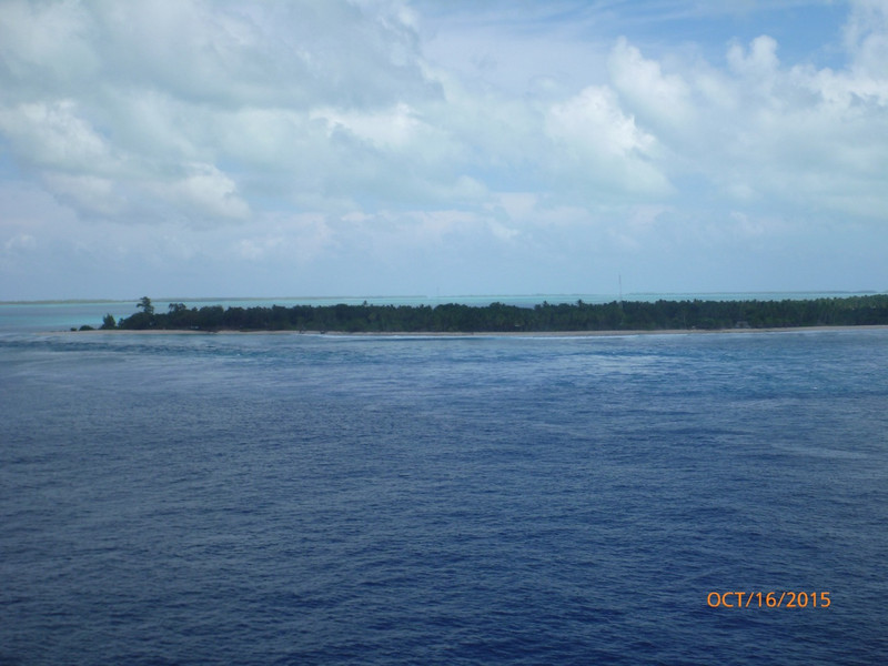 Fanning Island as Viewed From the Ship