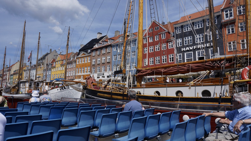 On the Canal Boat in Nyhavn. 