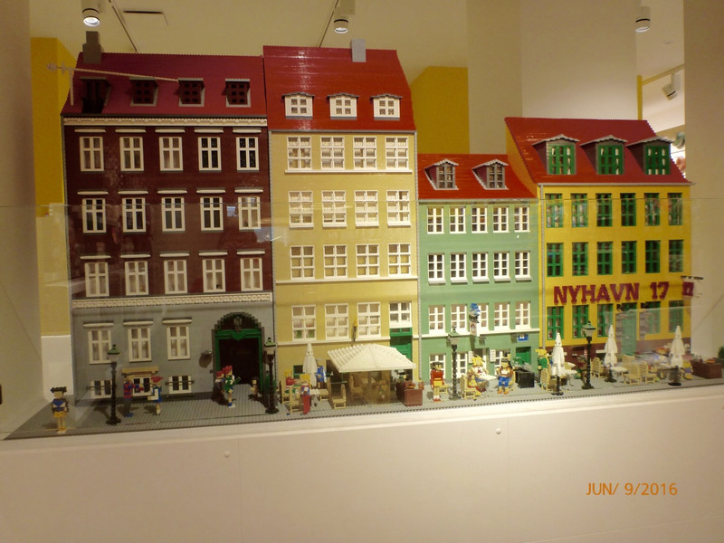 Nyhavn From Legos.  Lego Store on the Stroget. 