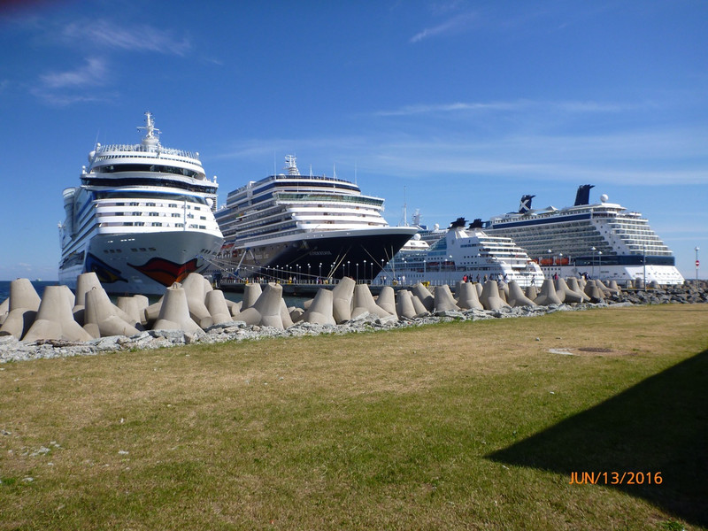 Three Other Cruise Ships In Tallinn Today. 