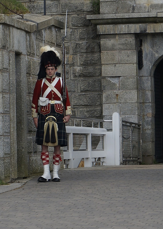 Guard in Full Dress Uniform at Citadel