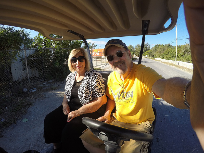 In Our Cart With the GoPro