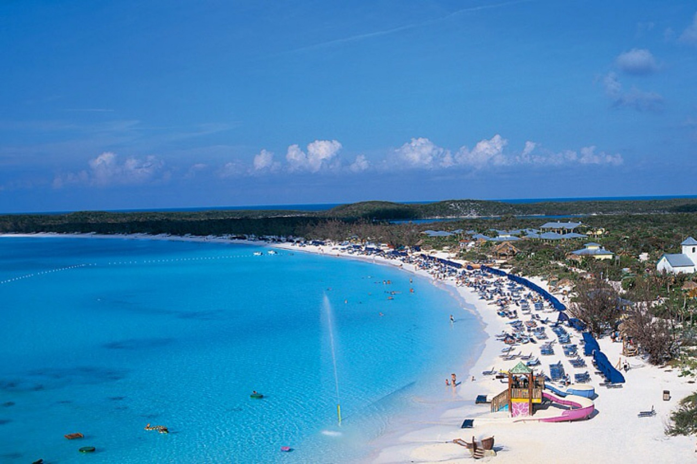 Half Moon Cay from the Air Photo