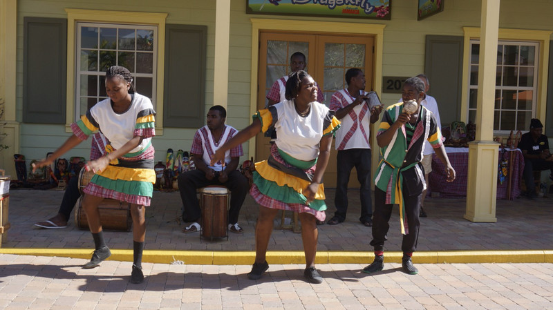 Some Jamaican Dancers at the Port. 