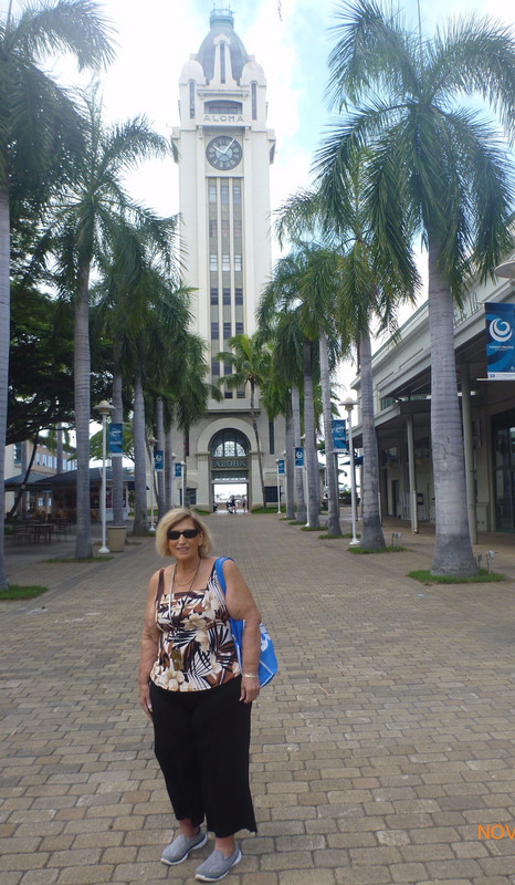 The aloha Tower at Pier 10