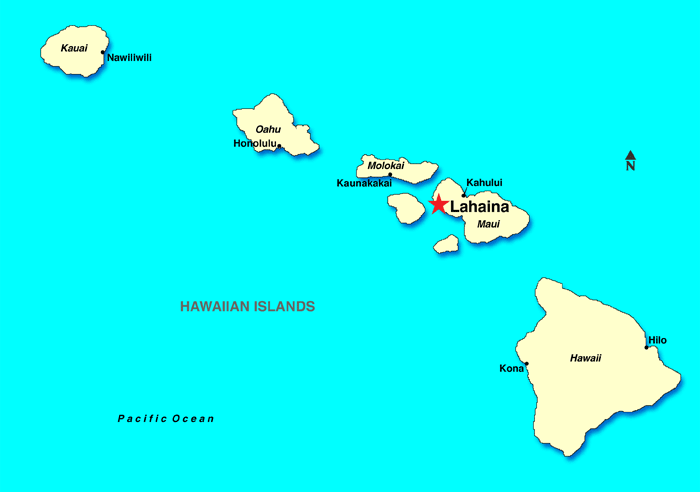 Lahaina Map