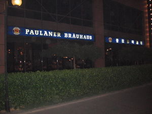 Paulaner in Peking