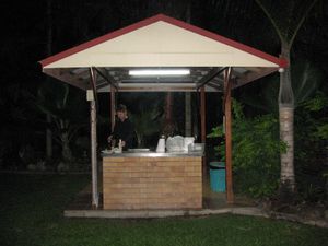 BBQ Station at Airlie Beach Camping  Area