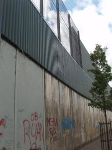 The &quot;Peace Wall&quot; Devideing Belfast