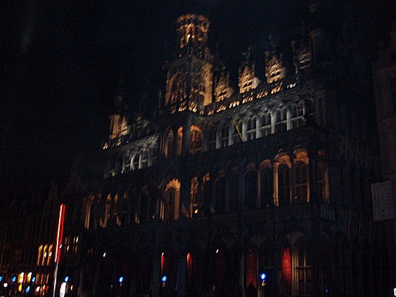 Brussels Main Square at Night
