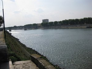 Rhone River in Arles