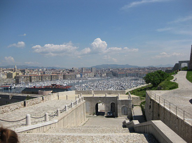 View of the harbor from the fort