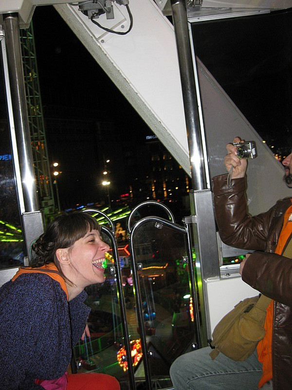 On the Ferris wheel