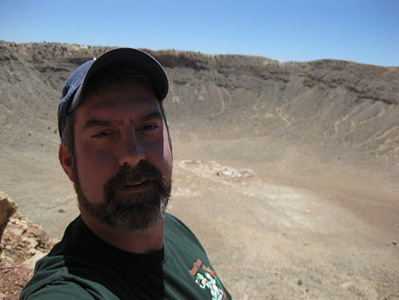 At  Meteor Crater