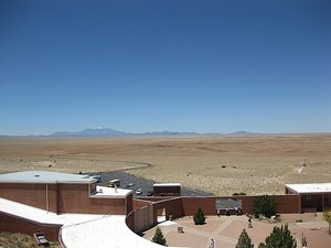 At  Meteor Crater