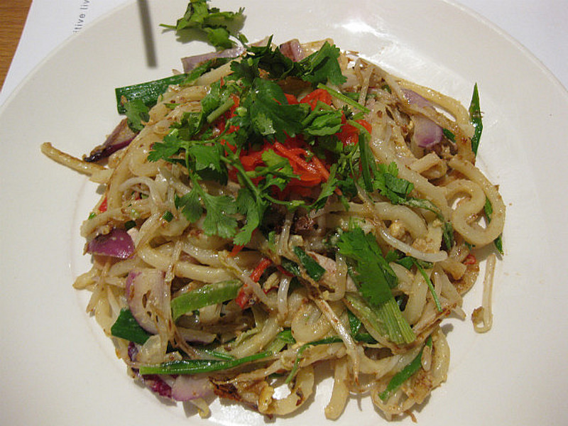 Ginger Chicken with Udon Noodles at Wagamama