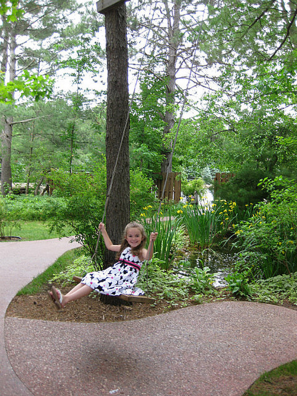 Taylor on the swing 