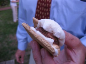 S&#39;mores at the wedding