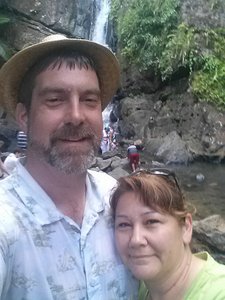 At the La Mina Falls El Yunque National Forest