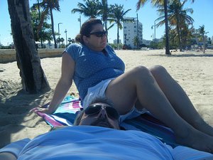 Chillin at Ocean Beach Puerto Rico