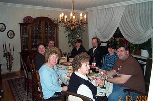 Dinner with Tom&#39;s family