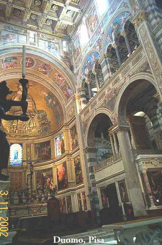Inside the Duomo Pisa