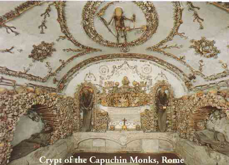 Crypt of the Capuchin Monks Rome 3
